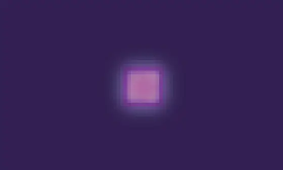 the same chemistry rendered coarsely in terminal half-blocks